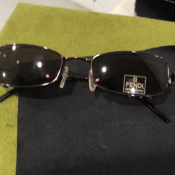 Fendi glasses shiny bronze never owned - Picture 2 of 5